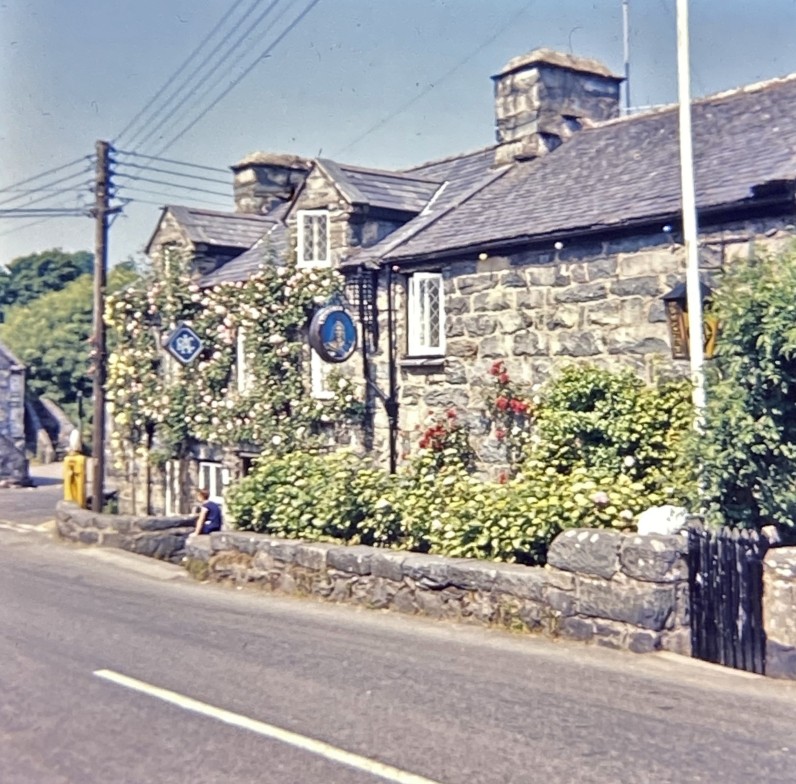 restored and print‑ready 1960s slide of an English street scene with revived colour and improved clarity – professionally digitised and restored by Perth slide specialist
