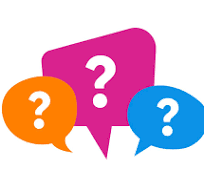 Question mark background for Questions and answers page heading for photo restoration